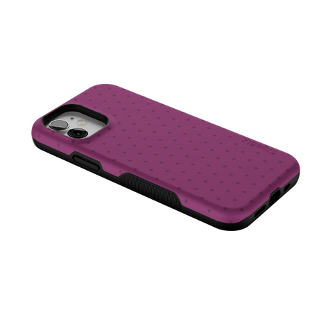 On the Dot | Plum Polka Dot Case