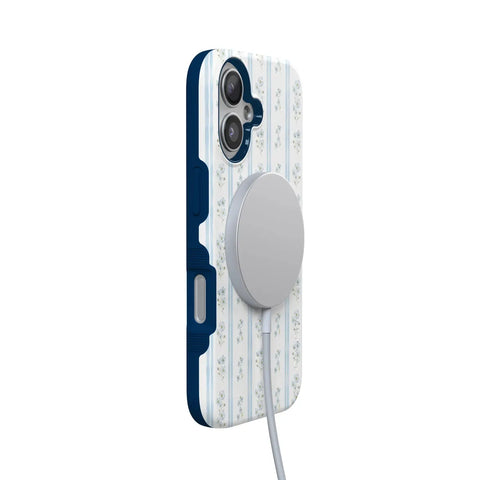 Cottage Stripe | Blue Floral Case