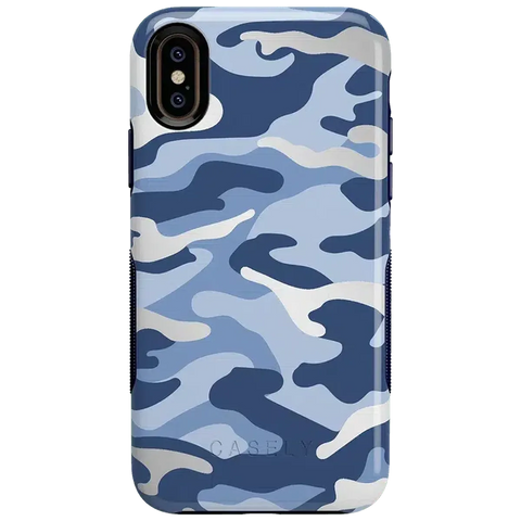 In Formation | Metallic Blue Camo Case