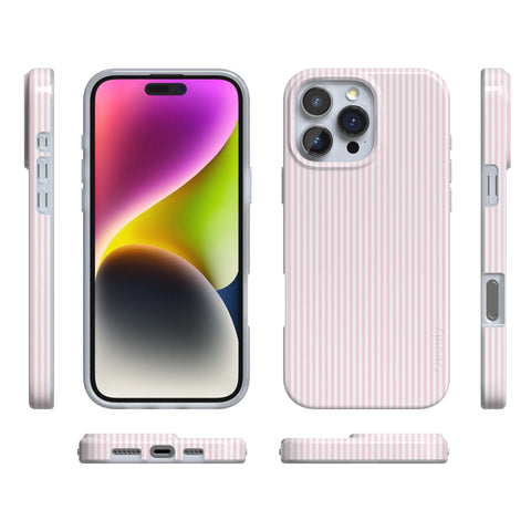 Stripes and the City | Light Pink Pinstripe Case