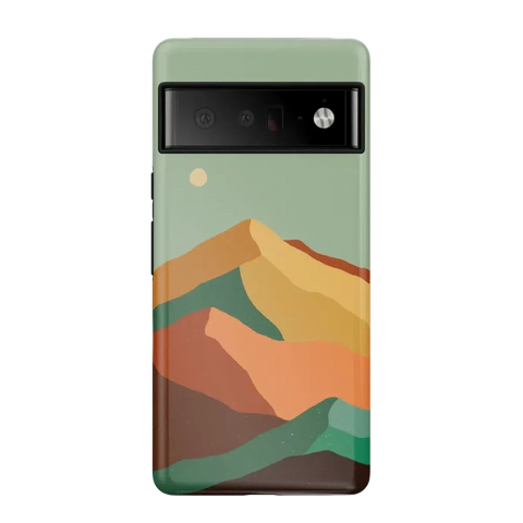 Endless Peaks | Colorblock Mountain Google Pixel Case