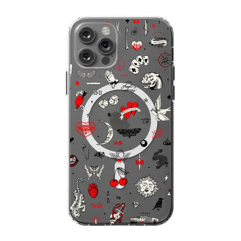 Not a Phase | Clear Flash Tattoo Case