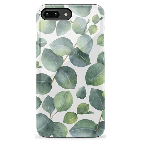 Leaf Me Alone | Green Floral Print Case