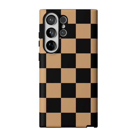 Fit Check | Black & Brown Checkerboard Case