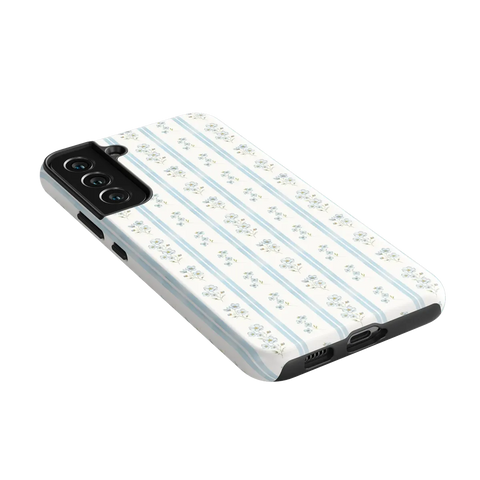 Cottage Stripe | Blue Floral Case