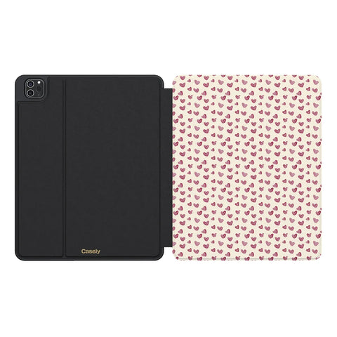 Lovebug | Mauve Hearts iPad Case