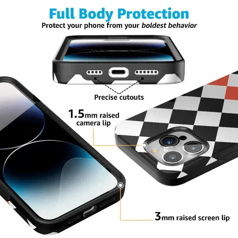 Checkerboard | High Contrast Design Case