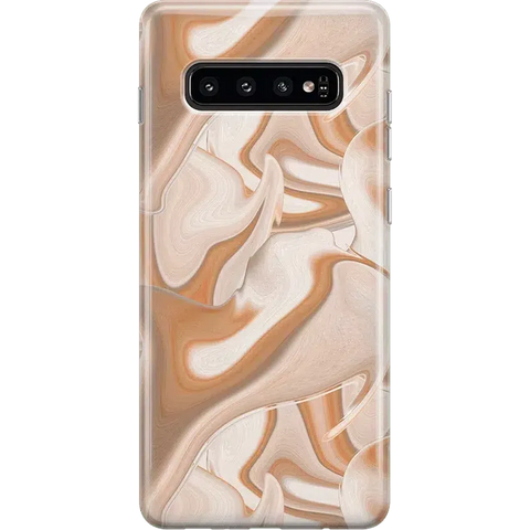 Caramel Delight | Marble Swirl Samsung Case