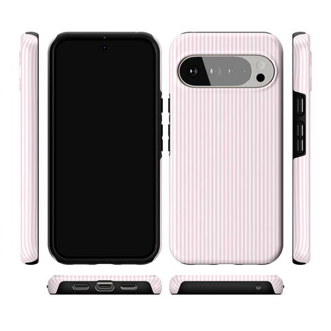 Stripes and the City | Light Pink Pinstripe Case