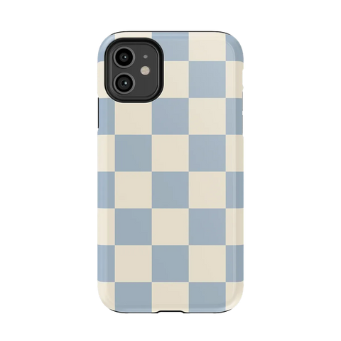 Fit Check | Light Blue Checkerboard Case
