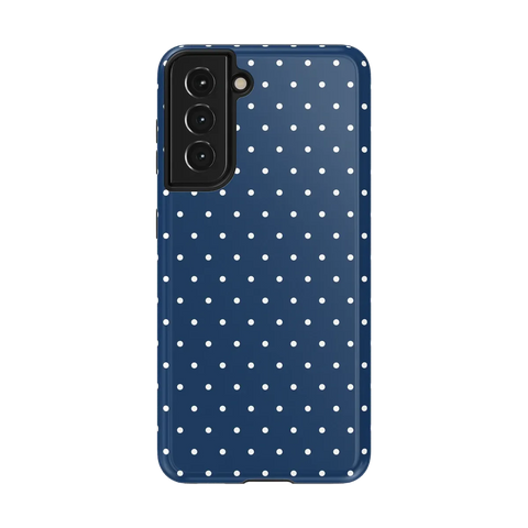 On the Dot | Navy Polka Dot Case