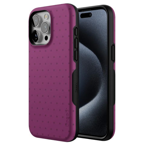 On the Dot | Plum Polka Dot Case