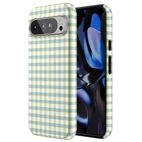 Pastel Picnic | Blue & Green Gingham Case