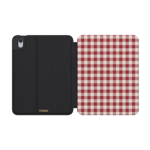 Sweet Jam | Red Gingham iPad Case