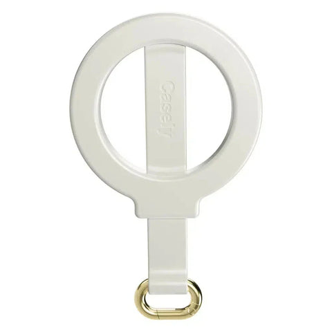 MagRing+ | Bone White Magnetic Adjustable Phone Ring with Keychain