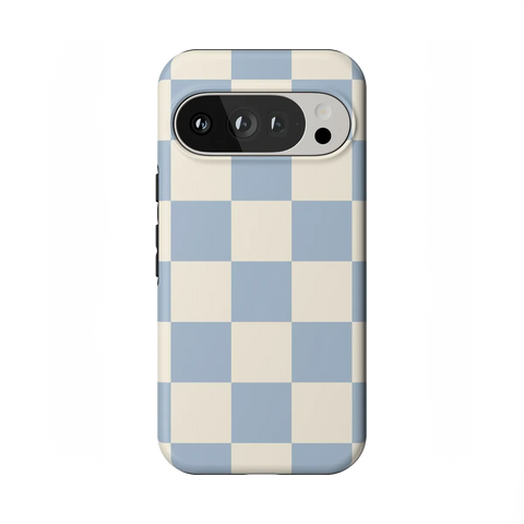 Fit Check | Light Blue Checkerboard Case