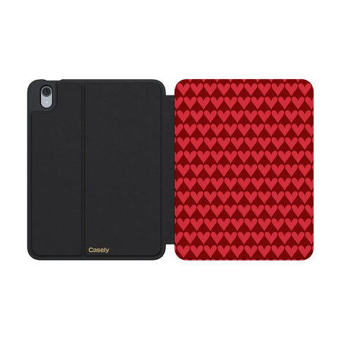 Crazy in Love | Red Hearts iPad Case