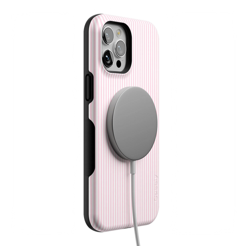 Stripes and the City | Light Pink Pinstripe Case