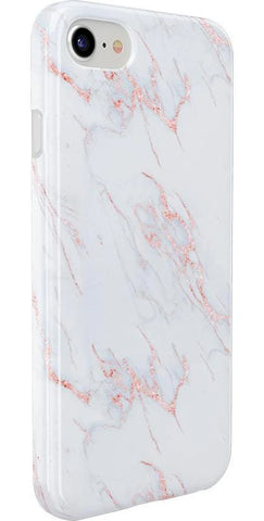 Subtle Blush | White and Pink Marble Case