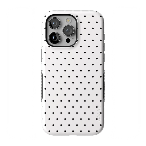 On the Dot | Black Polka Dot Case