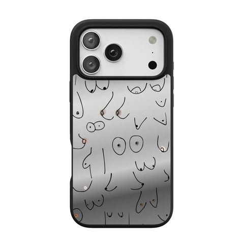 I'm With Her | Black & White Boobs Case