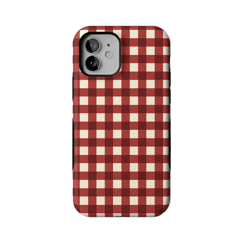 Checked Twice | Red Plaid Case