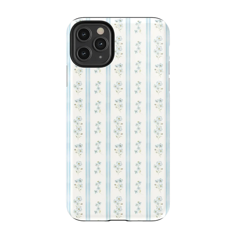 Cottage Stripe | Blue Floral Case