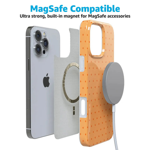 On the Dot | Orange Polka Dot Case