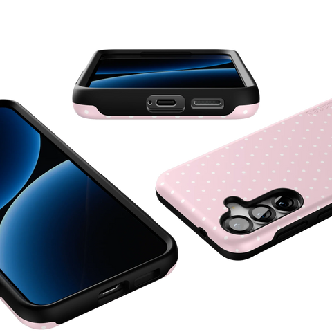 On the Dot | Pink & White Polka Dot Case