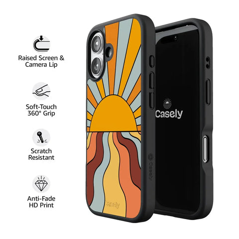 Shine On | Retro Sunset Case