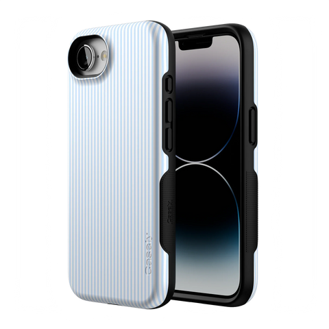 Stripes and the City | Light Blue Pinstripe Case