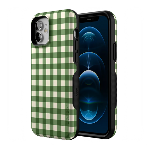 Checked Twice | Green Plaid Case