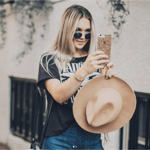 Floral Mandala | Rose Gold Clear Case