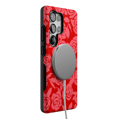 Final Rose | Red & Pink Floral Case