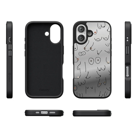 I'm With Her | Black & White Boobs Case