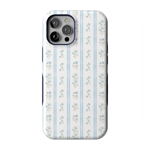 Cottage Stripe | Blue Floral Case