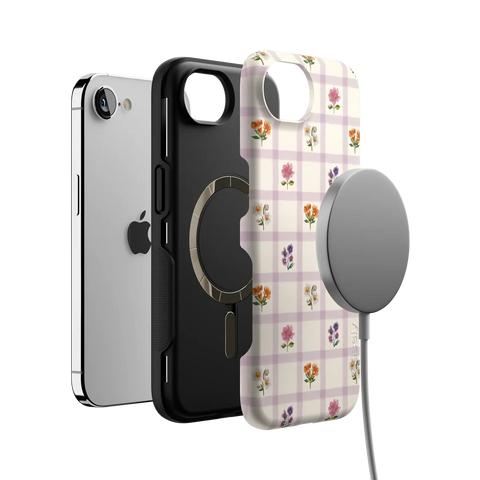 Meadow Check | Floral Gingham Case