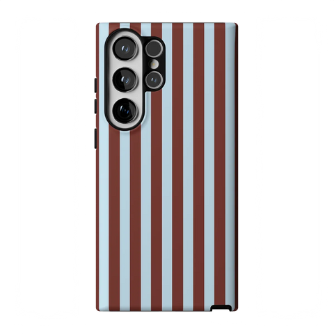Sunday in Brooklyn | Blue Stripes Case