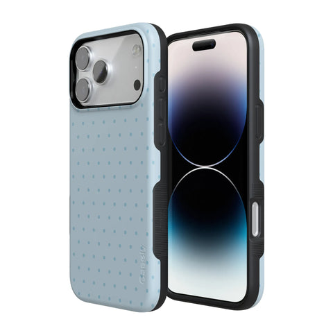 On the Dot | Blue Monochrome Polka Dot Case