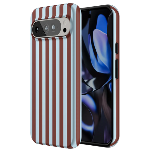 Sunday in Brooklyn | Blue Stripes Case