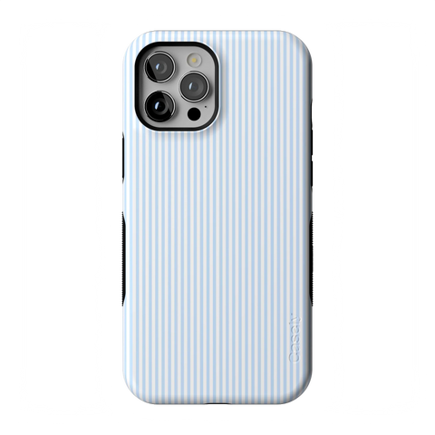 Stripes and the City | Light Blue Pinstripe Case