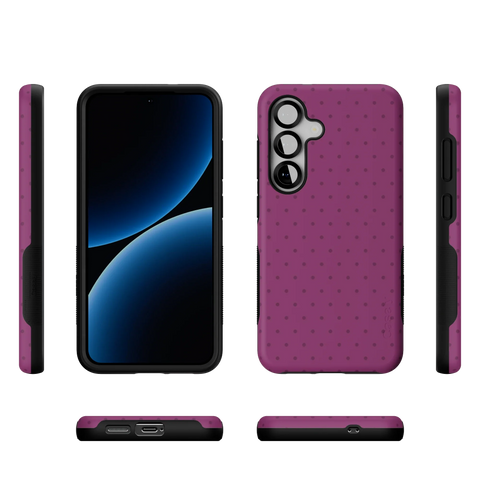 On the Dot | Plum Polka Dot Case