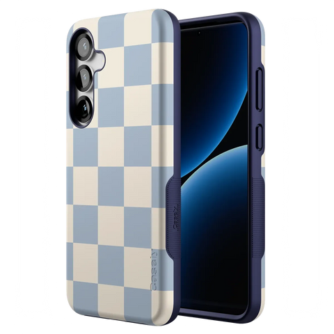 Fit Check | Light Blue Checkerboard Case