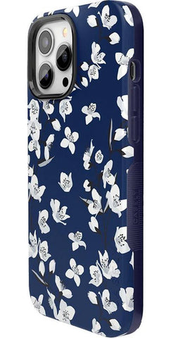 Floral Forest | Navy Cherry Blossom Floral Case