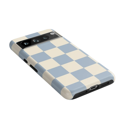 Fit Check | Light Blue Checkerboard Case