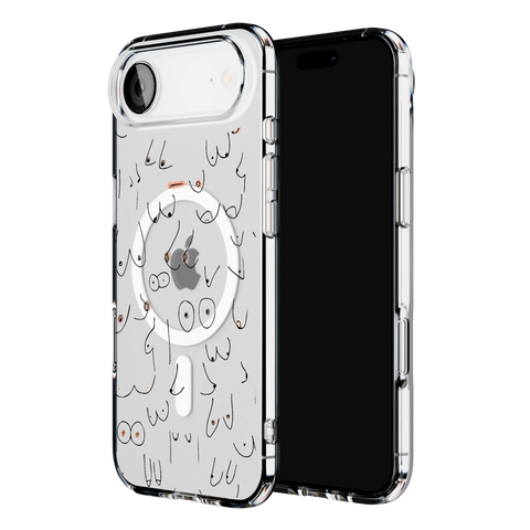 I'm With Her | Black & White Boobs Case