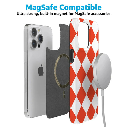 Red Checkerboard | High Contrast Design Case