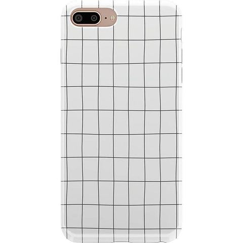 Off the Grid | White & Black Lined Case