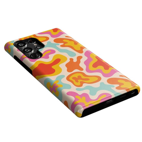 Tropical Color Splash | Abstract Retro Samsung Case