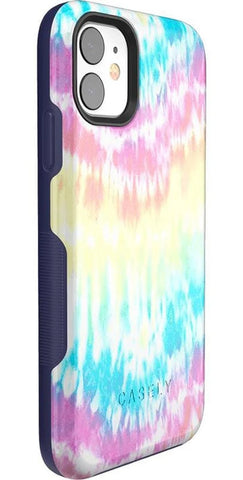 Wild & Free | Classic Rainbow Tie Dye iPhone Case